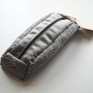 2026 GWEN&SYD Taupe Embroidered Pencil Case
